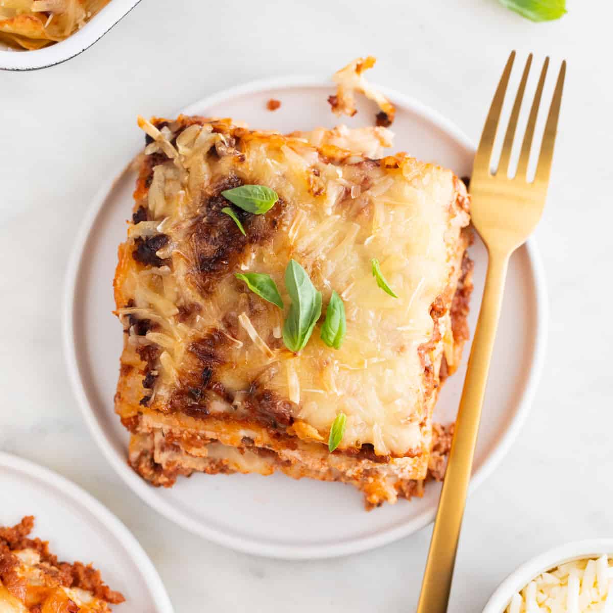 Easy Vegan Lasagna: Tofu Ricotta, Meaty, Cheesy & Meal Prep
